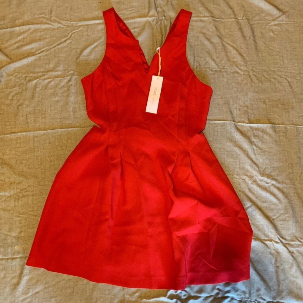 red dress